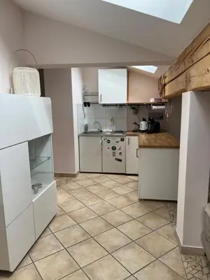 Küche/Küchenzeile in der Unterkunft Tauglerei Appartement Vogelbeere