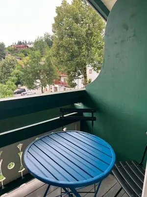 Ein Balkon oder eine Terrasse in der Unterkunft Tauglerei Appartement Vogelbeere
