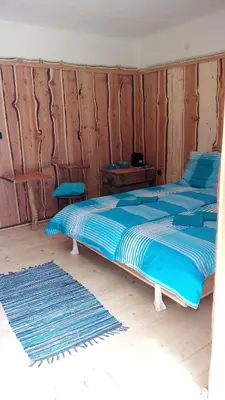 Ein Bett oder Betten in einem Zimmer der Unterkunft Seeblick Zimmer