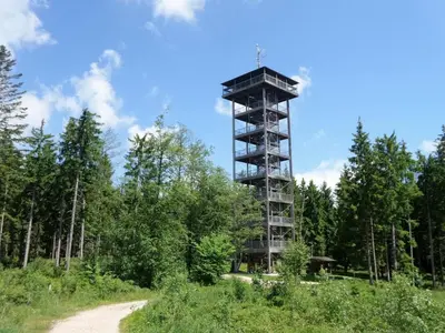 Naturlandschaft in der Nähe des Motels