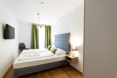 Ein Bett oder Betten in einem Zimmer der Unterkunft Appartement Ski&Nature Top 9