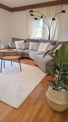 Ein Sitzbereich in der Unterkunft Ferienhaus - Hoamathaus