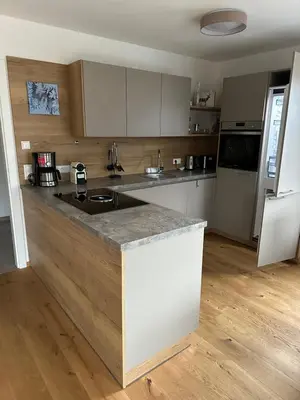 Küche/Küchenzeile in der Unterkunft Sonnenhang SUN ACKER Apartment