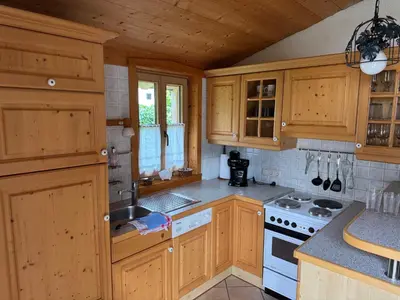 Küche/Küchenzeile in der Unterkunft Ferienwohnung Top 5