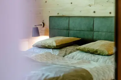 Ein Bett oder Betten in einem Zimmer der Unterkunft Berg-Apartment Kleinmauerreith