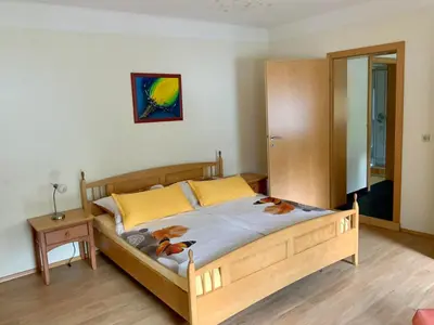 Ein Bett oder Betten in einem Zimmer der Unterkunft Ferienhaus Kaltenberger