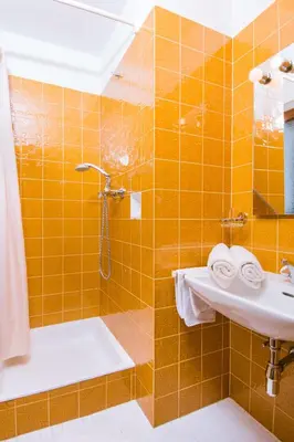 Ein Badezimmer in der Unterkunft Ferienhaus Kuchelberg