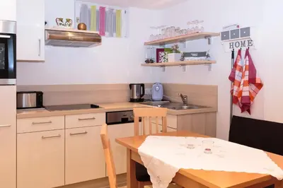 Küche/Küchenzeile in der Unterkunft Appartement Wöhrer