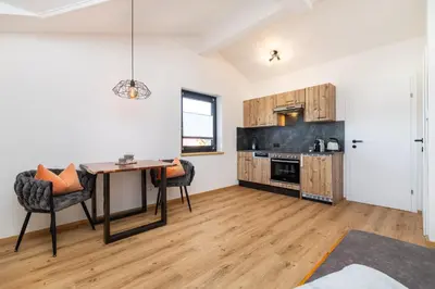 Küche/Küchenzeile in der Unterkunft S Apartment