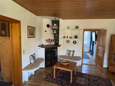 Küche/Küchenzeile in der Unterkunft Ferienwohnung Top 1