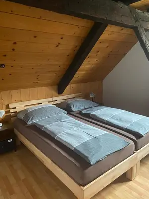 Ein Bett oder Betten in einem Zimmer der Unterkunft Apartment Sölktäler