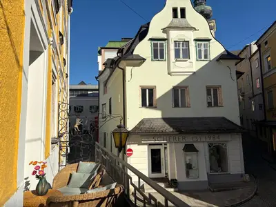 Das Gebäude in dem sich die Ferienwohnung befindet