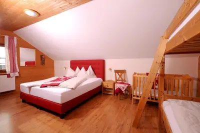 Ein Bett oder Betten in einem Zimmer der Unterkunft Almchalet am Katschberg