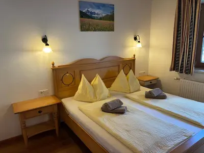 Ein Bett oder Betten in einem Zimmer der Unterkunft Matthiasgut - Tauernview S