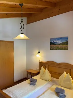 Ein Bett oder Betten in einem Zimmer der Unterkunft Matthiasgut - Tauernview S