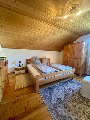 Ein Bett oder Betten in einem Zimmer der Unterkunft Apartment Roßleithen