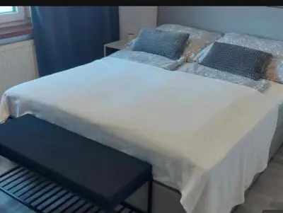 Ein Bett oder Betten in einem Zimmer der Unterkunft Feiernhaus Frankenmarkt