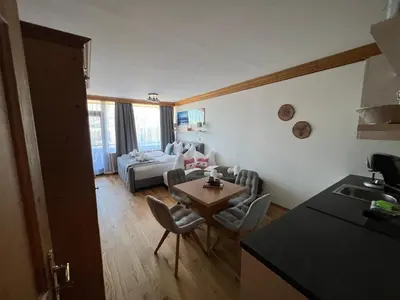 Ein Bett oder Betten in einem Zimmer der Unterkunft Bergzauber