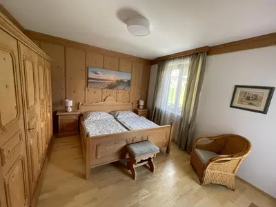 Ein Bett oder Betten in einem Zimmer der Unterkunft Ferienwohnung Elisabeth