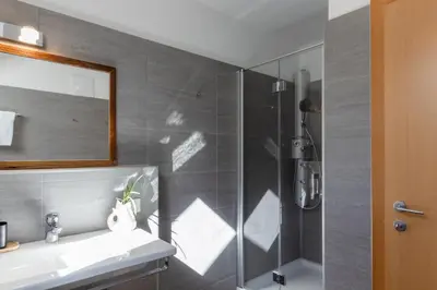 Ein Badezimmer in der Unterkunft Chalet Aineck Snowwhite