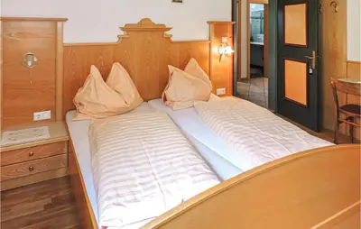 Ein Bett oder Betten in einem Zimmer der Unterkunft Gut Ausgestattete Ferienw