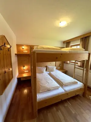 Ein Bett oder Betten in einem Zimmer der Unterkunft Chalet Amade