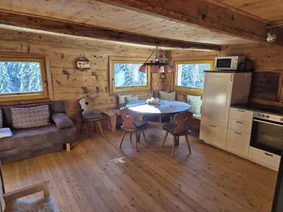 Küche/Küchenzeile in der Unterkunft Achtchalet