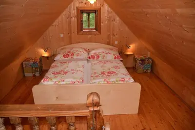 Ein Bett oder Betten in einem Zimmer der Unterkunft Kreischberg Troadkasten