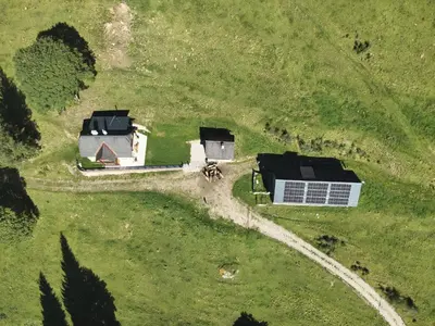 Naturlandschaft in der Nähe des Chalets