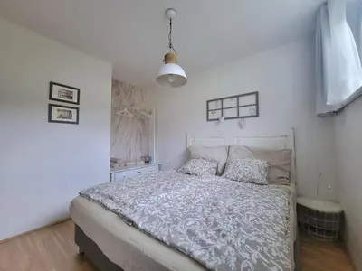 Ein Bett oder Betten in einem Zimmer der Unterkunft Grimminglounge