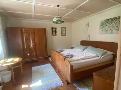 Ein Bett oder Betten in einem Zimmer der Unterkunft Lammerergut