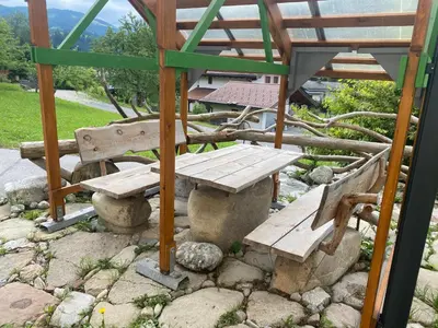 Ein Garten an der Unterkunft Lammerergut