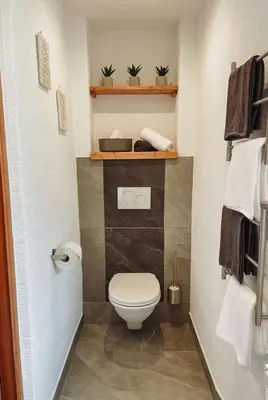 Ein Badezimmer in der Unterkunft Hohlbichlgut