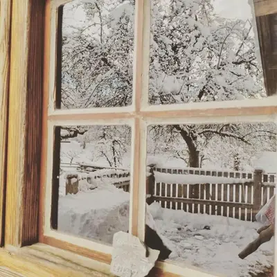 Zetzenberghütte im Winter