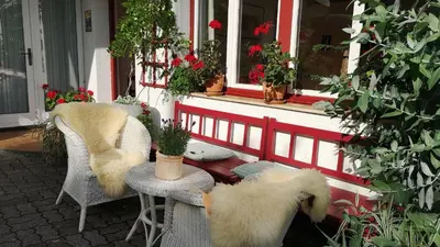 Ein Balkon oder eine Terrasse in der Unterkunft Seelennest Falkensteiner