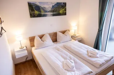 Ein Bett oder Betten in einem Zimmer der Unterkunft Urlaubsplatzl Bella