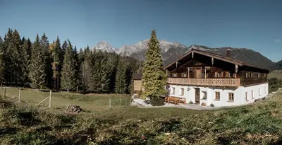 Naturlandschaft in der Nähe des Chalets