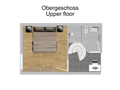 Grundriss der Unterkunft Auszeit in den Alpen
