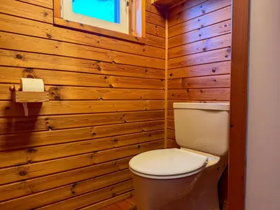 Ein Badezimmer in der Unterkunft Landhaus Weitblick