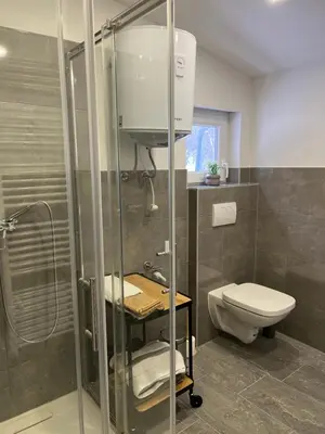 Ein Badezimmer in der Unterkunft Ferienhütte Admont