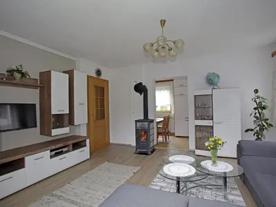 Ein Sitzbereich in der Unterkunft Holiday home in Ebensee with swimming pool