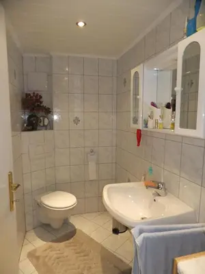 Ein Badezimmer in der Unterkunft Gästehaus Riki Oberschmid