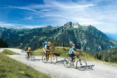 Naturlandschaft in der Nähe des Chalets