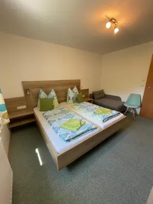 Ein Bett oder Betten in einem Zimmer der Unterkunft Appartements Sonnwies
