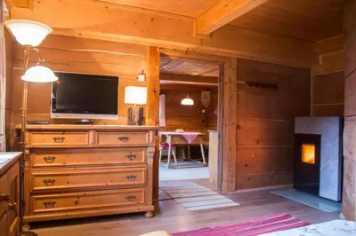 TV/Unterhaltungsangebot in der Unterkunft Kuschelhütte