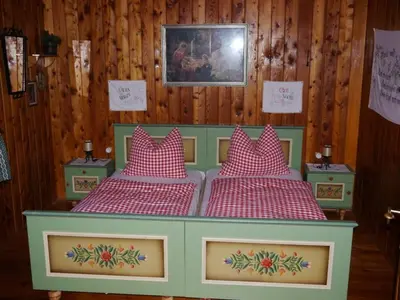 Ein Bett oder Betten in einem Zimmer der Unterkunft Kappacher Hütte