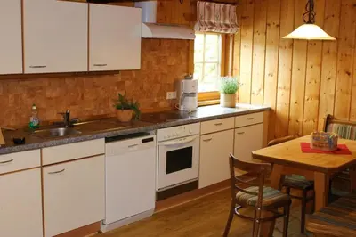 Küche/Küchenzeile in der Unterkunft Gottschallalm