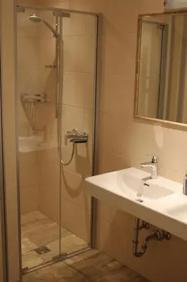 Ein Badezimmer in der Unterkunft Gottschallalm