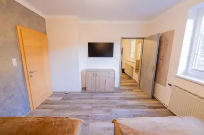 TV/Unterhaltungsangebot in der Unterkunft Apartmenthaus 113
