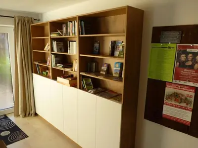 Die Bibliothek in der Ferienwohnung